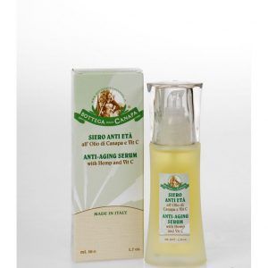 SERUM ANTIENVEJECIMIENTO CON ACEITE DE CÁÑAMO Y VIT C